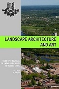 Scientific Journal of Latvia University of Agriculture "Landscape Architecture and Art", Jelgava, Latvia