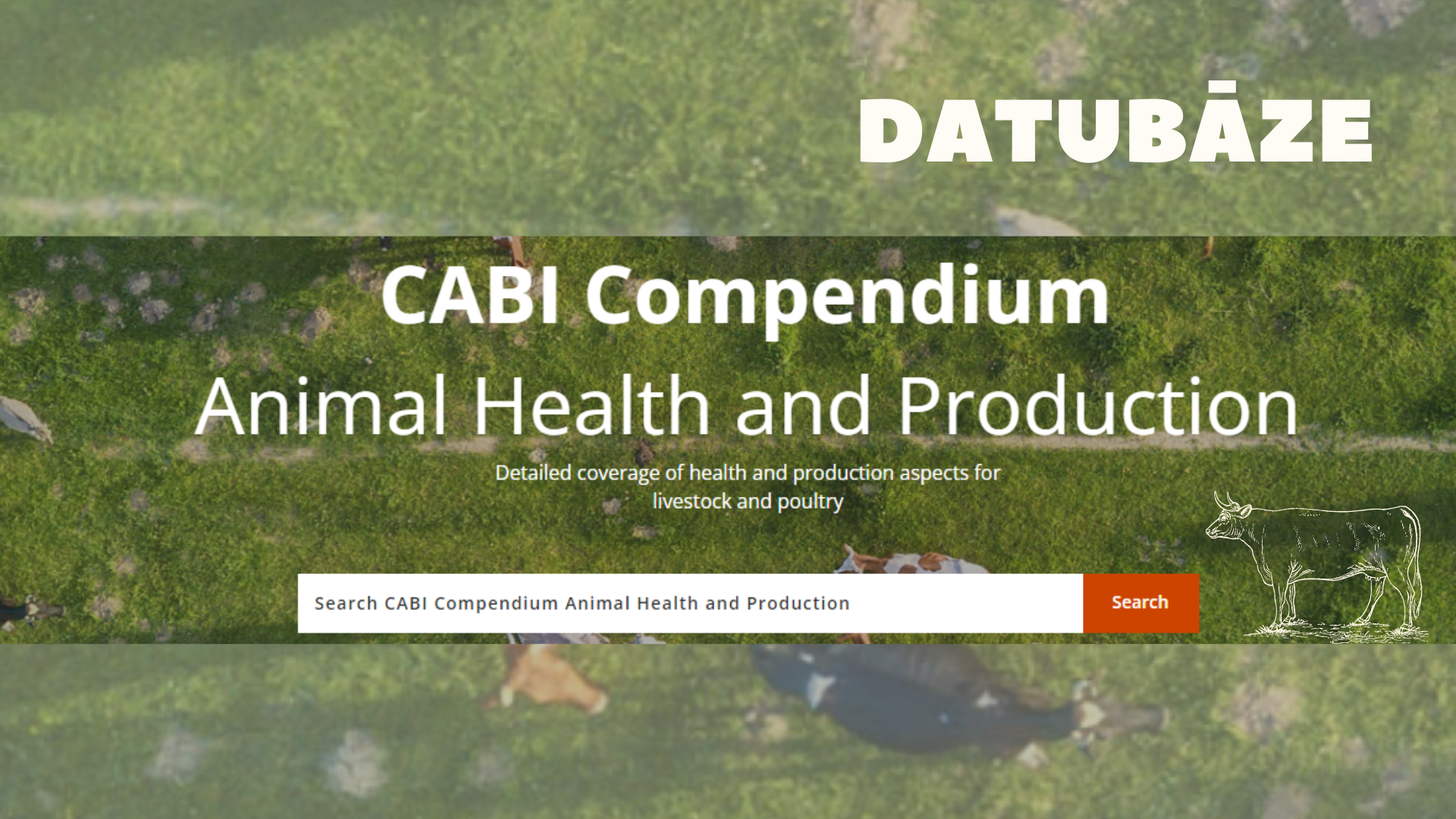 CABI Animal Health and Production Compendium datubāze