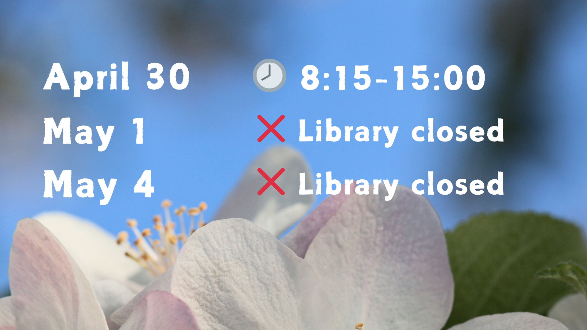 LBTU Fundamental Library Opening Hours in May, 2026