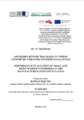 Kotāne Inta. Performance Evaluation of Small and Medium-sized Enterprises in the Manufacturing Industry in Latvia :  summary of Doctoral thesis for acquiring Doctoral degree Doctor of Science (Ph. D.) in Social Sciences