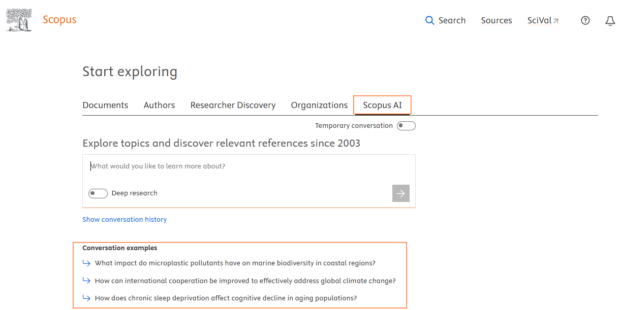 Elsevier Scopus AI - mākslīgā intelekta meklēšanas rīks LBTU tīklā un LBTU zinātniskajos institūtos kā arī ārpus LBTU tīkla ar VPN vai ar LBTU IS lietotājkontu
