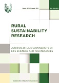 Rural Sustainability Research. Former: Proceedings of the Latvia University of Life Sciences and Technologies. Berlin: Sciendo. ISSN: 2256-0939. Volume 49: Issue 344 (August 2023).