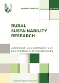 Rural Sustainability Research. Former: Proceedings of the Latvia University of Life Sciences and Technologies. Publisher: Sciendo. ISSN: 2256-0939.