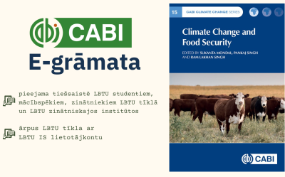 CABI Digital Library E-grāmata - Sukanta, M., Pankaj, S., & Lakhan, S. R. (2024). Climate Change and Food Security (S. Mondal, P. Singh, & R. L. Singh (eds.)). CABI. https://doi.org/10.1079/9781800625037.0000