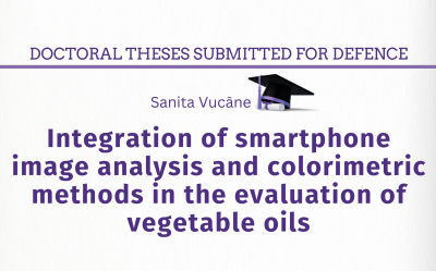 Sanita Vucāne. Viedtālruņa attēlu analīzes un kolorimetrisko metožu integrācija augu eļļu novērtēšanā = Integration of smartphone image analysis and colorimetric methods in the evaluation of vegetable oils : promocijas darbs zinātnes doktora grāda zinātnes doktore (Ph.D.) inženierzinātnēs un tehnoloģijās iegūšanai / promocijas darba vadītājs: asoc.prof., Dr.sc.ing. Mārtiņš Šabovics ; Latvijas Biozinātņu un tehnoloģiju universitāte. Lauksaimniecības un pārtikas tehnoloģijas fakultāte. Pārtikas institūts.