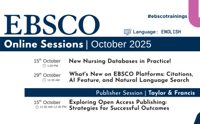 EBSCO Online Sessions | October 2025 at Latvia University of Life Sciences and Technologies