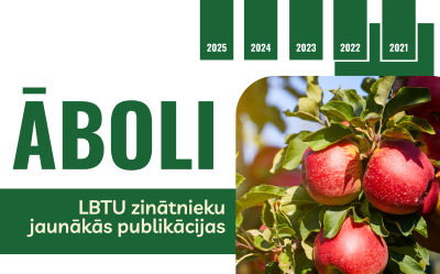 Virtuālā literatūras izstāde. Āboli – LLU zinātnieku jaunākās publikācijas. Publikāciju saraksts ar norādēm uz pilnajiem tekstiem.