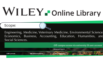 Wiley Online Library (WOL) E-Journals at Latvia University of Life Sciences and Technologies - LBTU