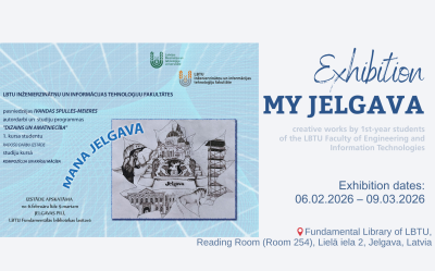 Student exhibition 'Mana Jelgava' on display in the Reading Room until March 9